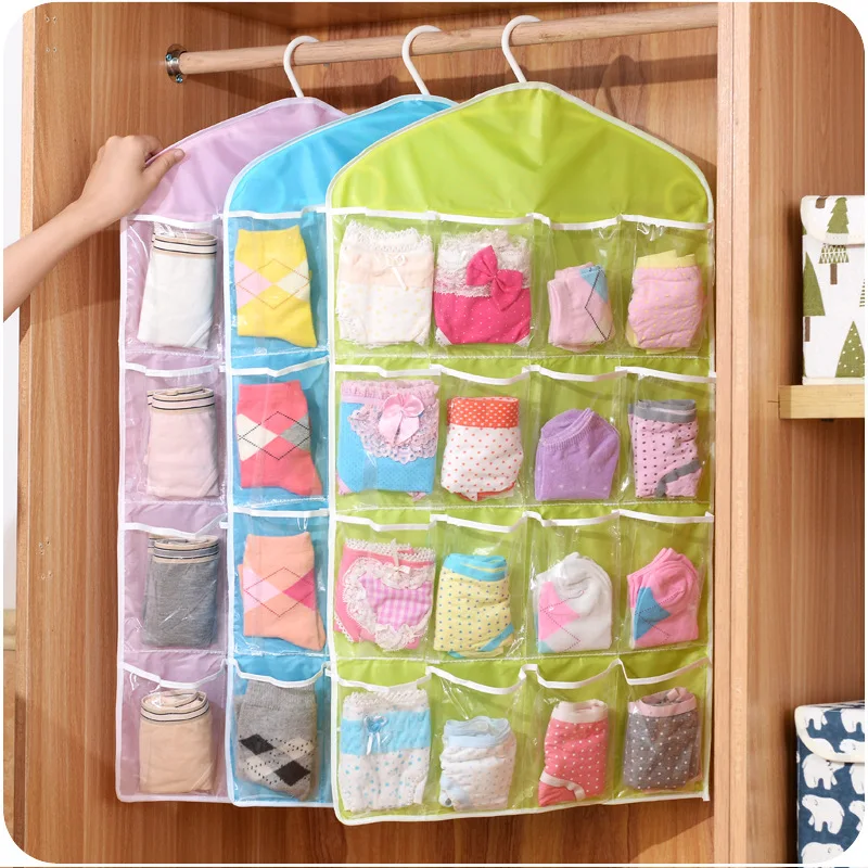Sock Organizer Tray - Sıcak 16 Cepler Dolap Cepler Temizle