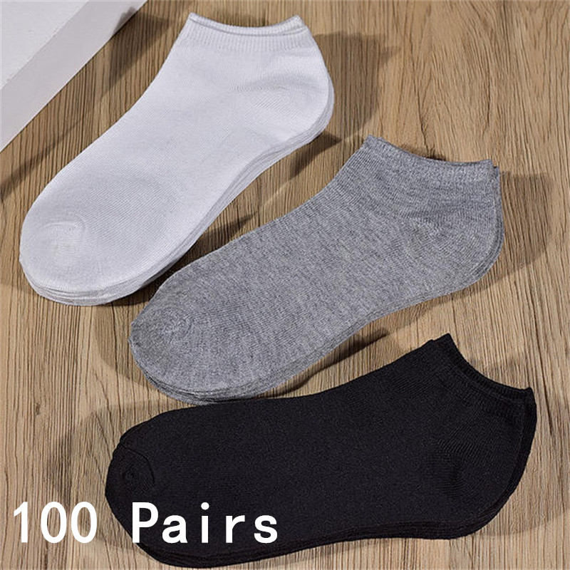 Ankle Sock Low Cut - Toptan 50/100 Çift Görünmez Düşük Kesim
