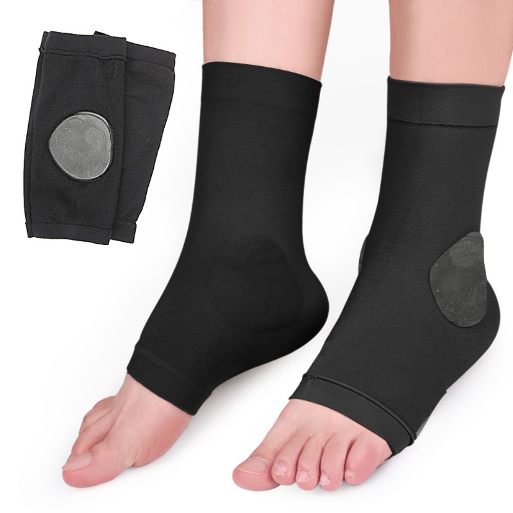Ankle Brace Sock - 1 çift Spor Görünmez Silikon Jel
