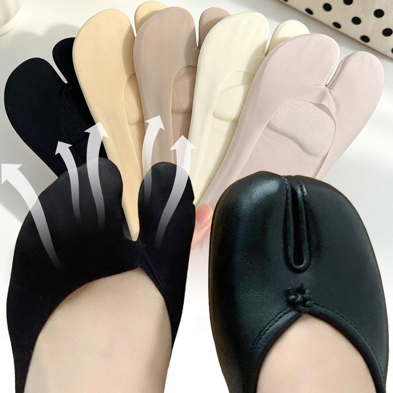 Toe Sock Split - 1/5 çift İki Parmaklı Bileksiz Çorap