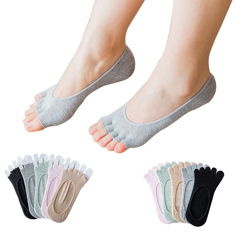 Invisibility Sock Loafer - Bayanlar Burnu açık Görünmez Beş Parmak