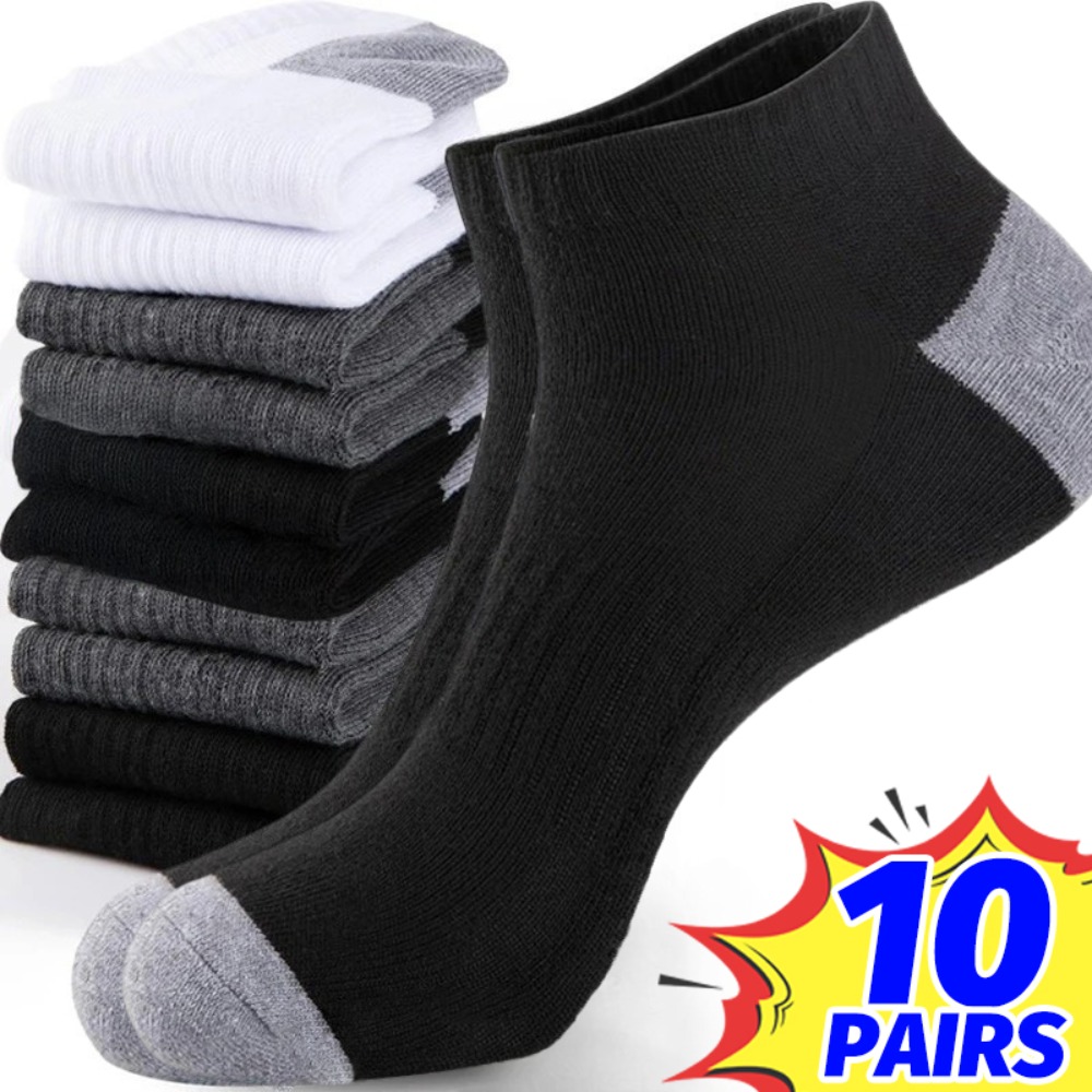 Ankle Sock Low Cut - 1-10 çift nefes alabilen erkek yaz