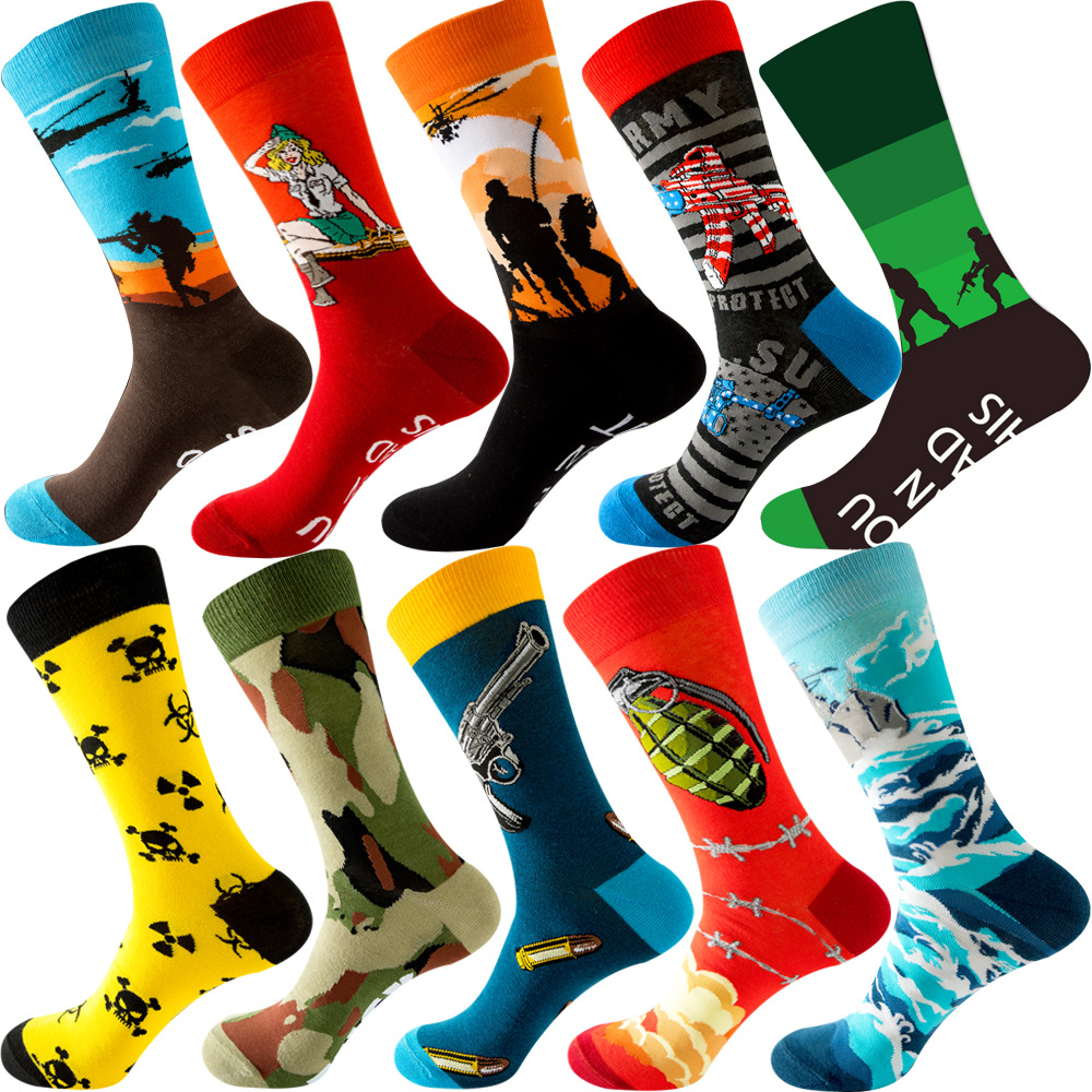 Cotton Crew Sock Pack - 【10 Çift】Lot Paketi Erkek Kadın Çiftler