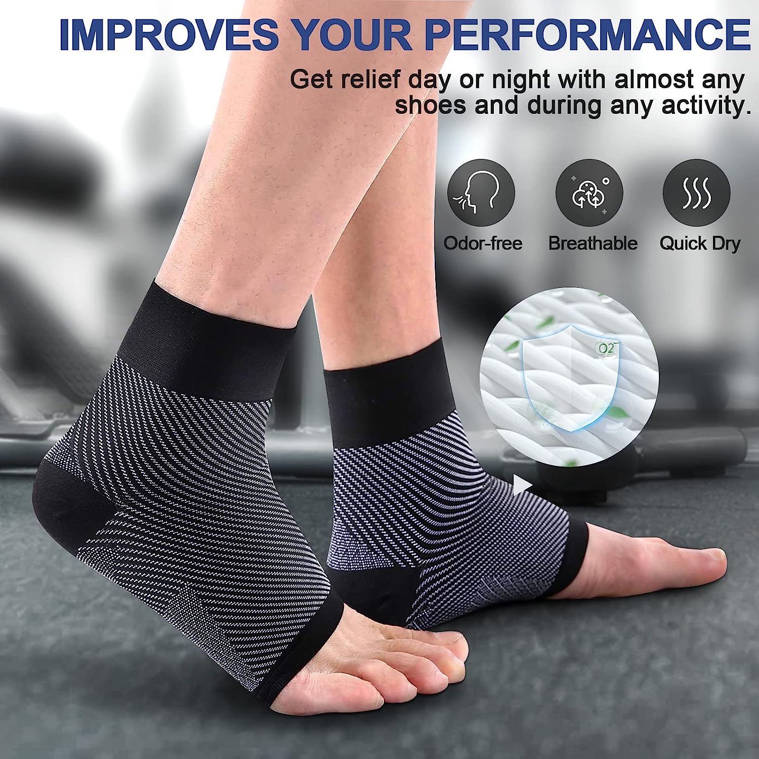 1 çift Plantar Fasiit Sıkıştır - Ankle Brace Sock incelemesi ve fiyatı