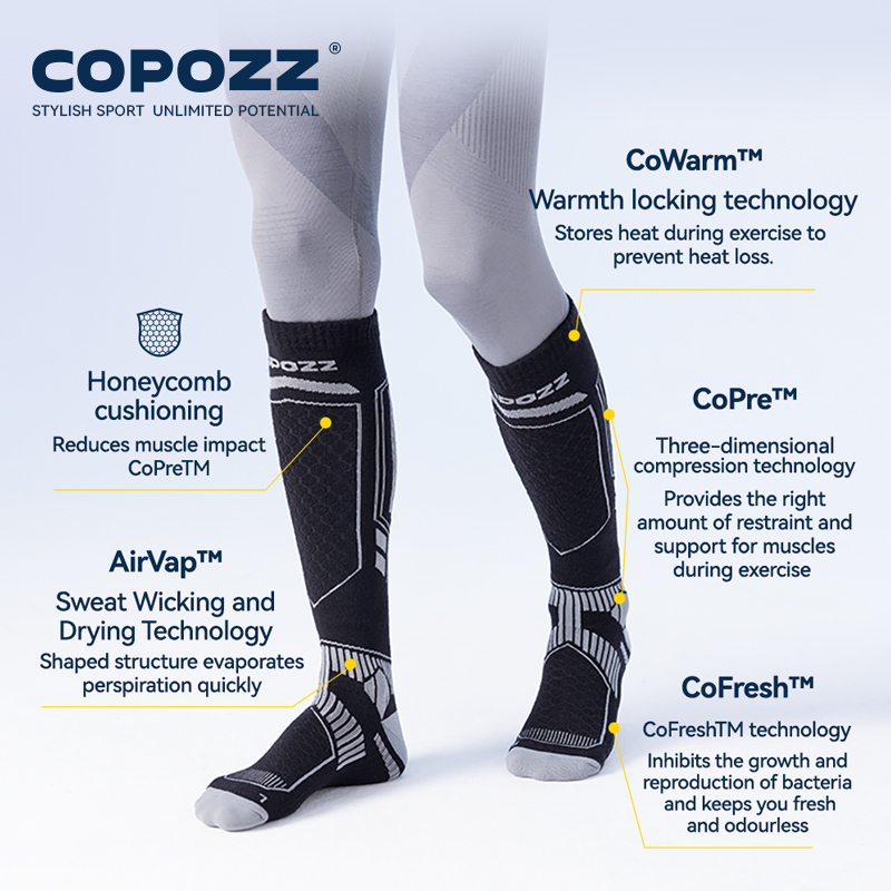COPOZZ Yeni Kış Kayak Çoraplar - Wool Hiking Sock incelemesi ve fiyatı
