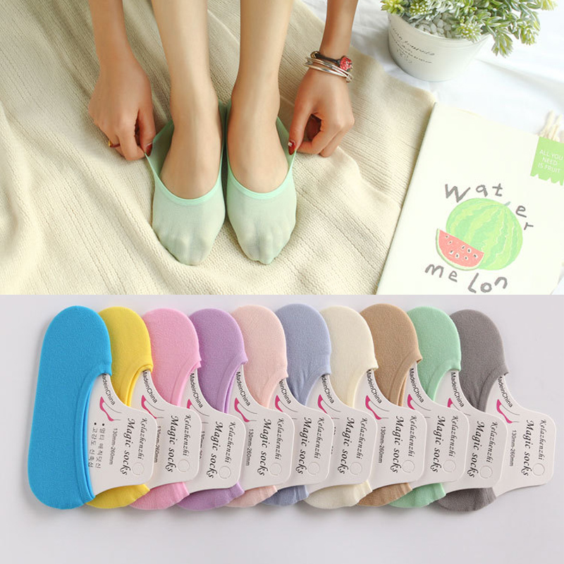 Yaz ince renkli kız görünmez l - Invisibility Sock Loafer incelemesi ve fiyatı
