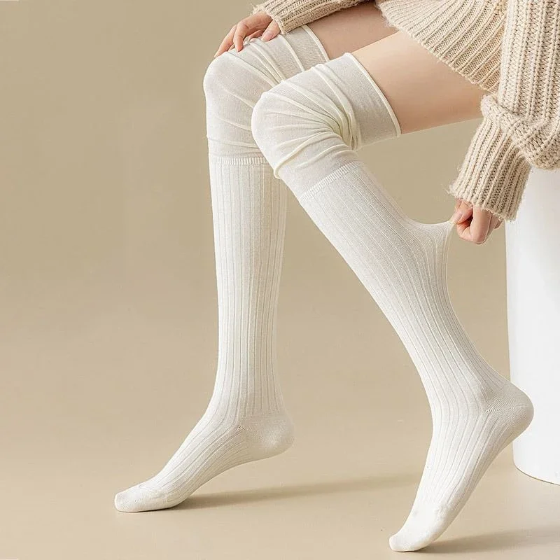 1-10 çift kadın diz üstü uyluk - Boot Sock Slouchy incelemesi ve fiyatı