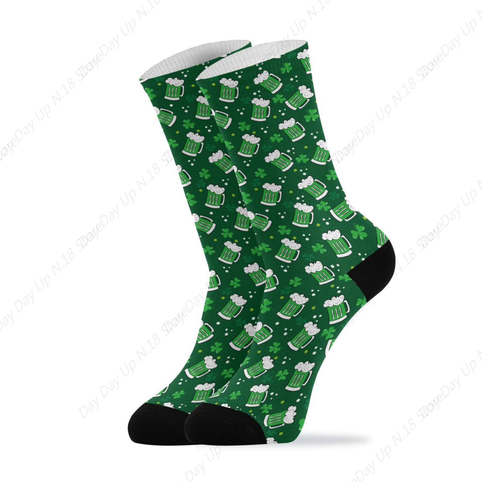 Yeşil Yonca Yaprağı Bira Aziz  - Cotton Crew Sock Pack incelemesi ve fiyatı