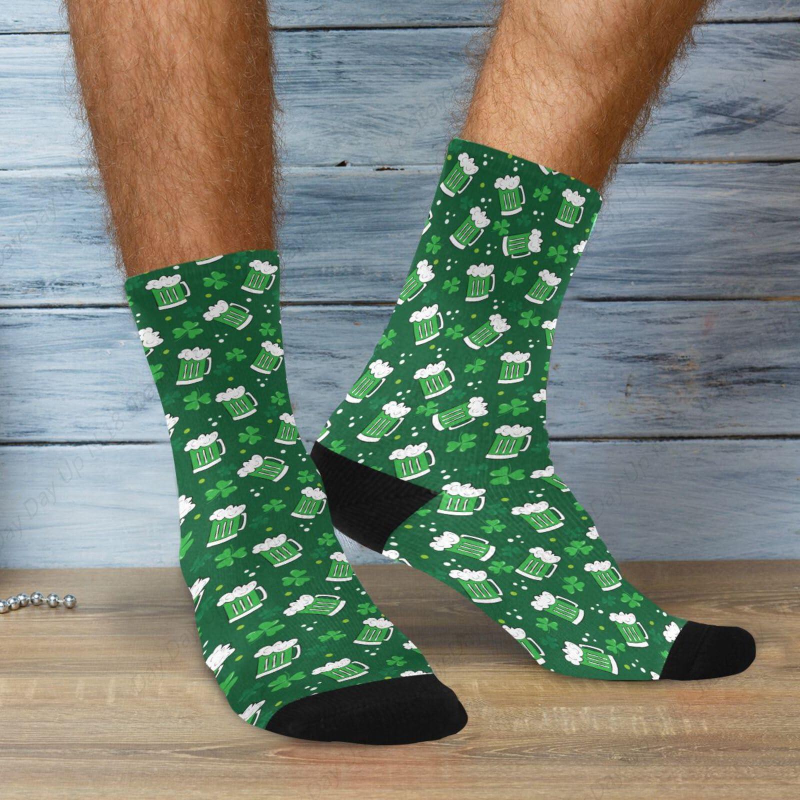 Yeşil Yonca Yaprağı Bira Aziz  - Cotton Crew Sock Pack incelemesi ve fiyatı