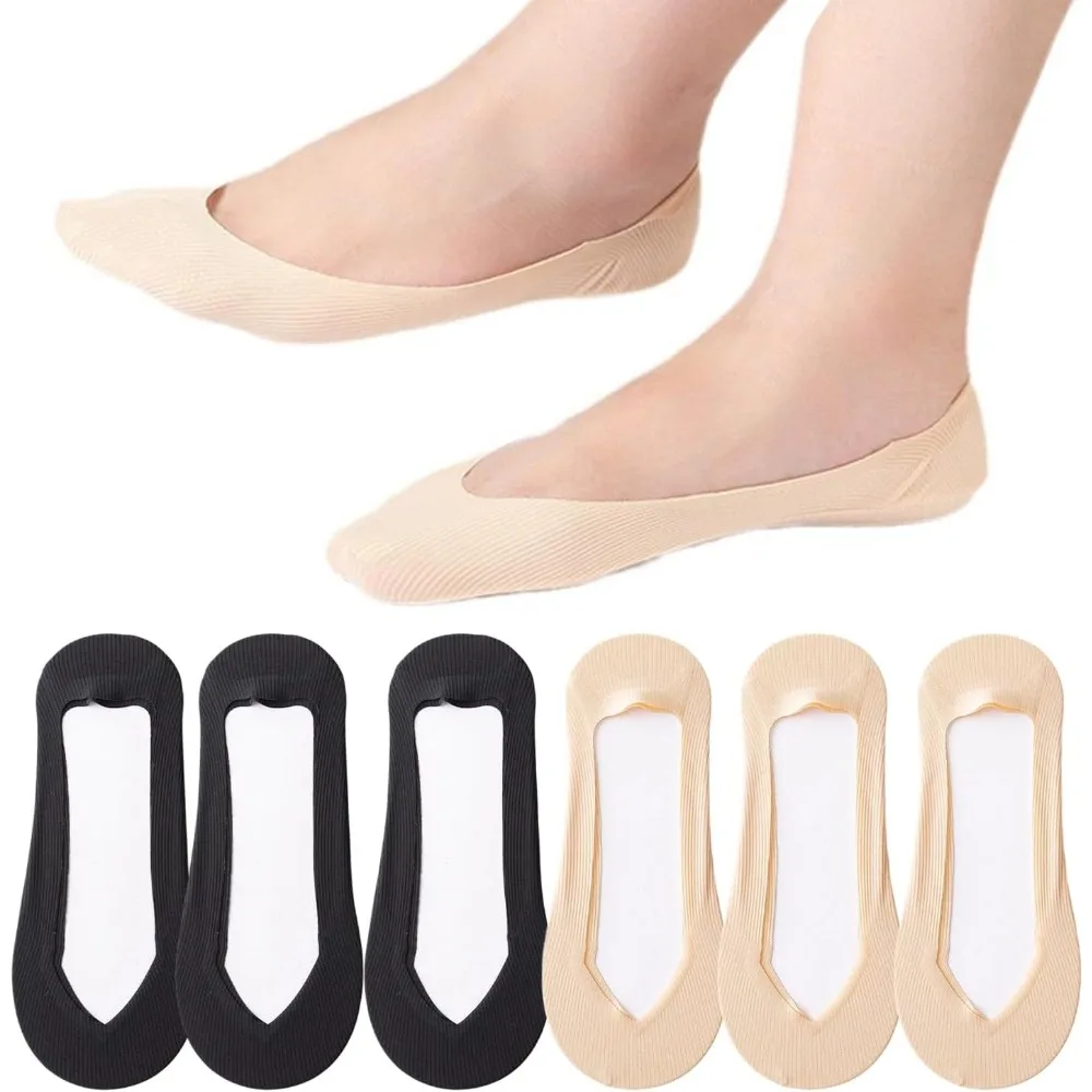 6 Çift No Show Çorap Kadın Kay - Invisibility Sock Loafer incelemesi ve fiyatı