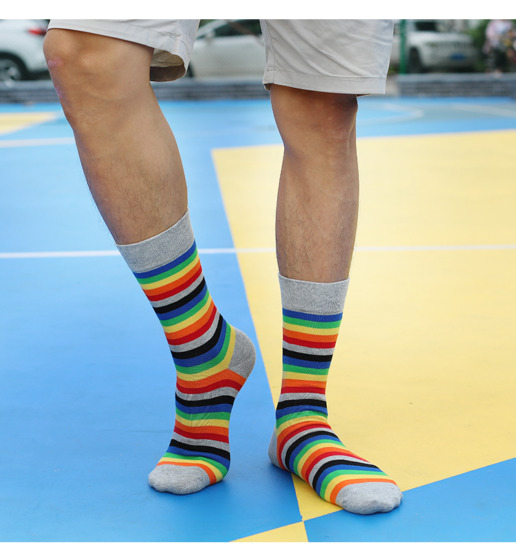 5 Pairs Erkek Eğlenceli Elbise - Cotton Crew Sock Pack incelemesi ve fiyatı