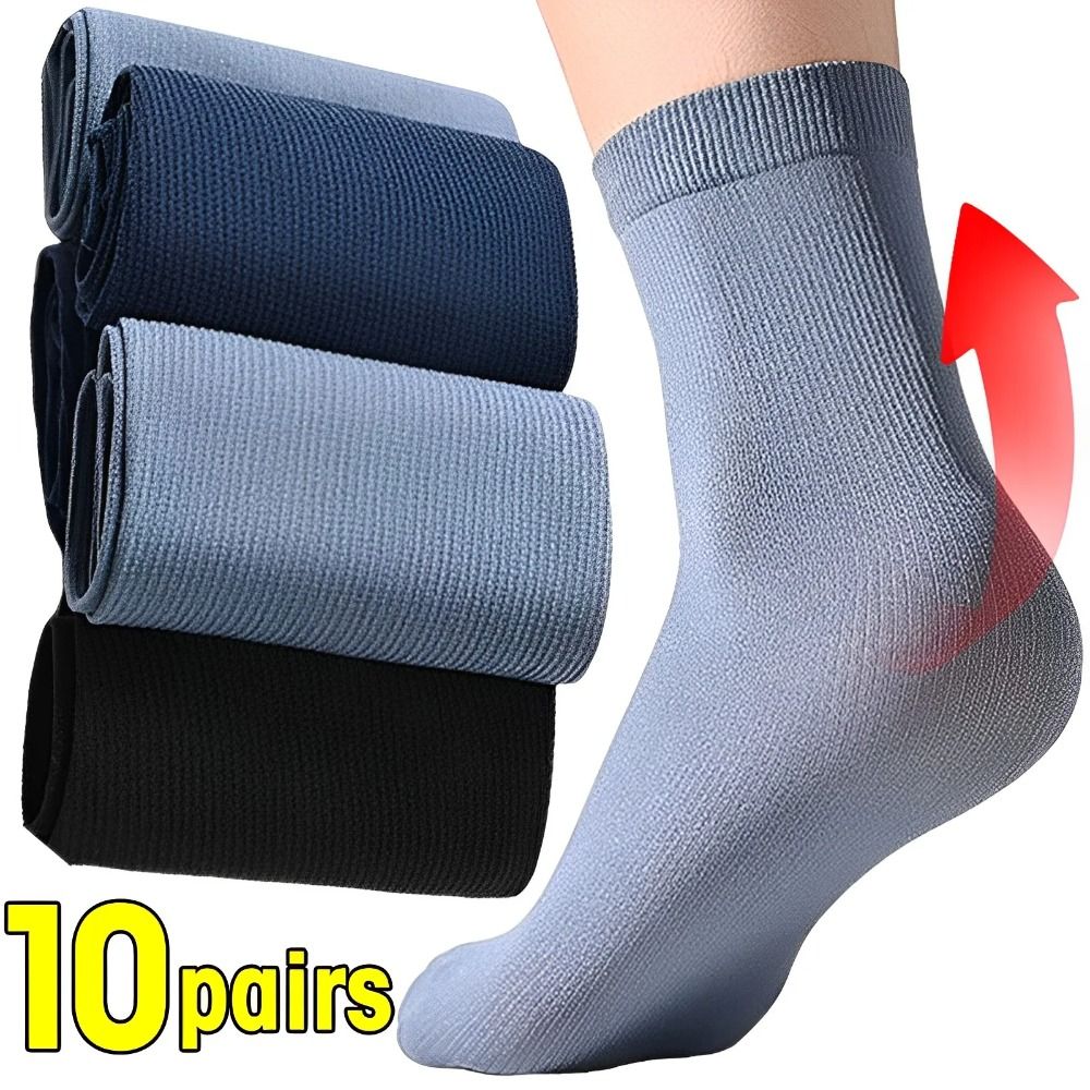 10 çift moda nefes alabilen er - Silk Sock Bamboo incelemesi ve fiyatı