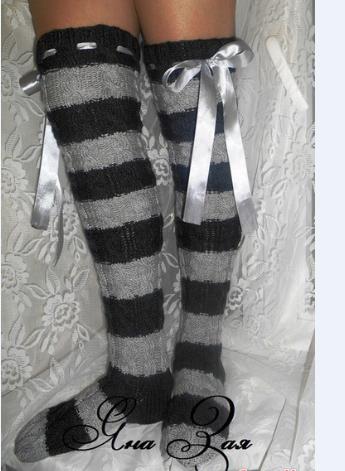 Kadınlar İçin Diz Üstü Örgü Ço - Thigh High Sock Stay Up incelemesi ve fiyatı