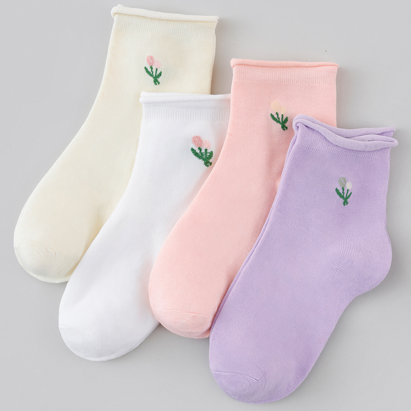 4/8/12 Paket Rastgele Kadın Çi - Cotton Crew Sock Pack incelemesi ve fiyatı