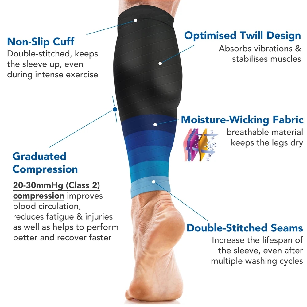 1 çift buzağı kompresyon kılıf - Compression Sleeve Calf incelemesi ve fiyatı