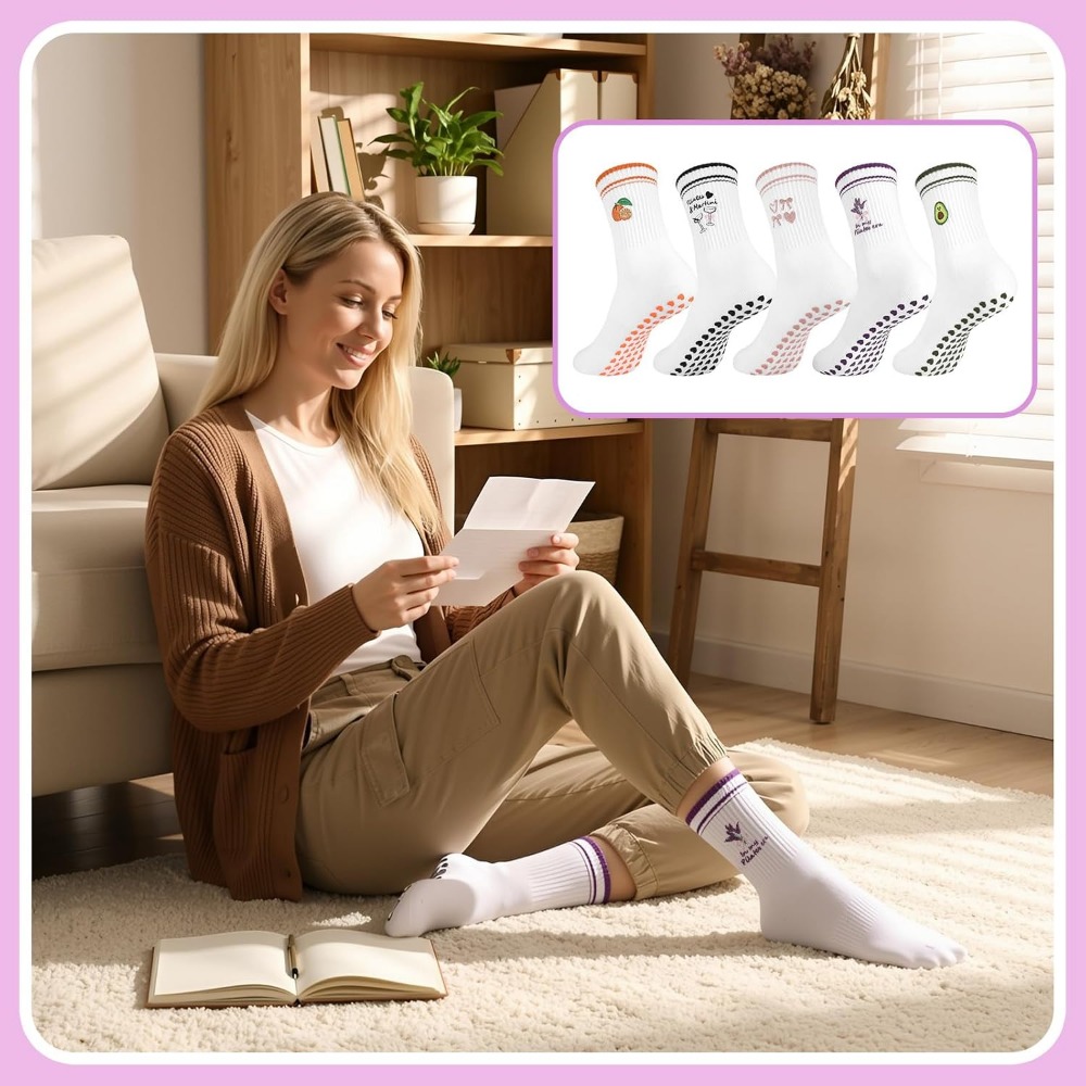 Kadınlar için Sevimli Fırfırlı - Grip Sock Yoga incelemesi ve fiyatı