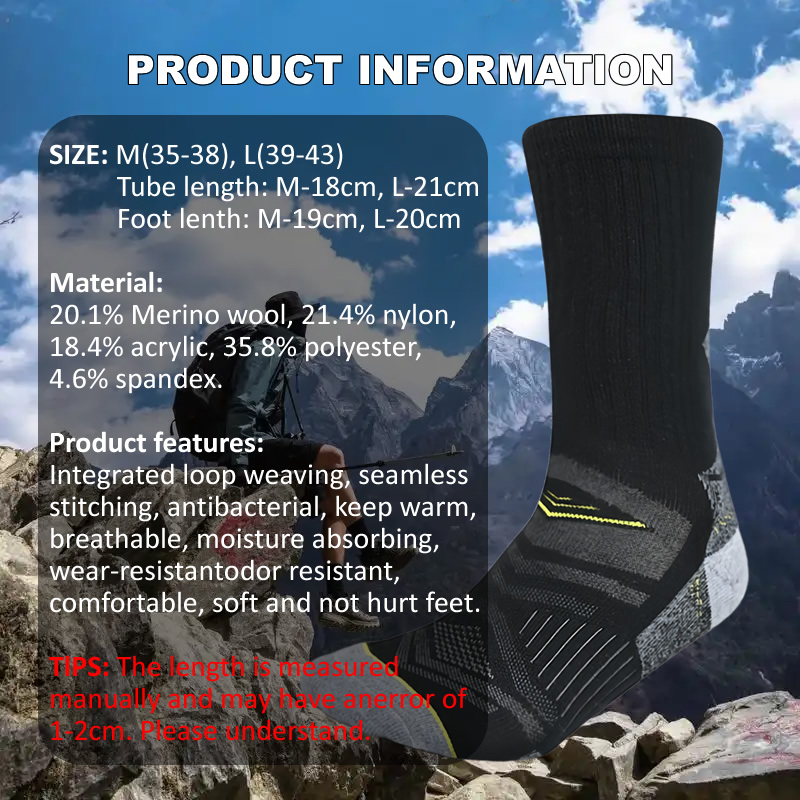 Açık Hava Yürüyüşü Merinos Yün - Wool Hiking Sock incelemesi ve fiyatı