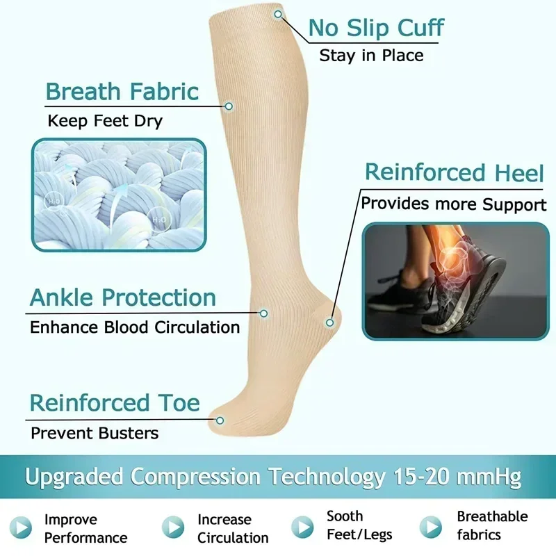 1 Çift Kadın ve Erkek Sıkıştır - Compression Sleeve Calf incelemesi ve fiyatı